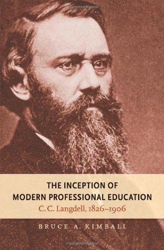 Inception of Modern Professional Education (Studies in Legal History)