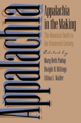 Appalachia in the Making: The Mountain South in the Nineteenth Century