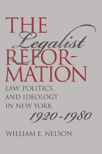 Legalist Reformation (Studies in Legal History)