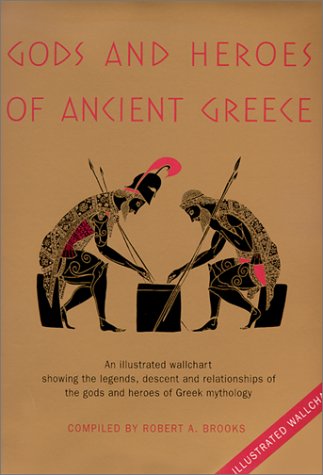 Gods and Heroes of Ancient Greece: An Illustrated Wallchart