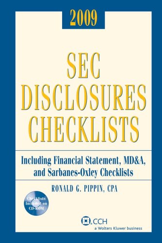 SEC Disclosures Checklists (2009)