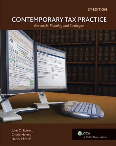 Contemporary Tax Practice:Â  Research, Planning and Strategies (2nd Edition)