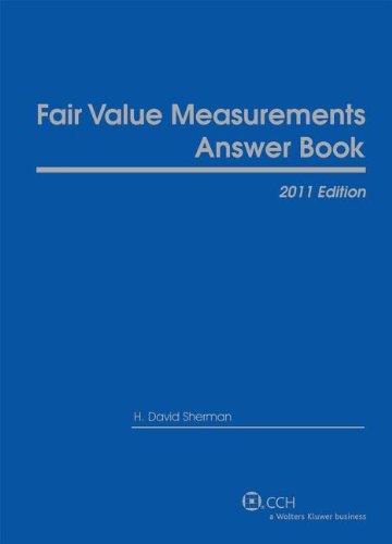 Fair Value Measurements Answer Book (2011)