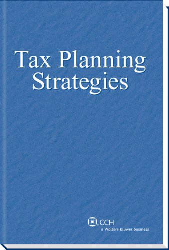 Tax Planning Strategies (2012-2013)