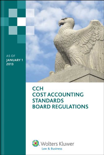 Cost Accounting Standards Board Regulations, as of January 1, 2013