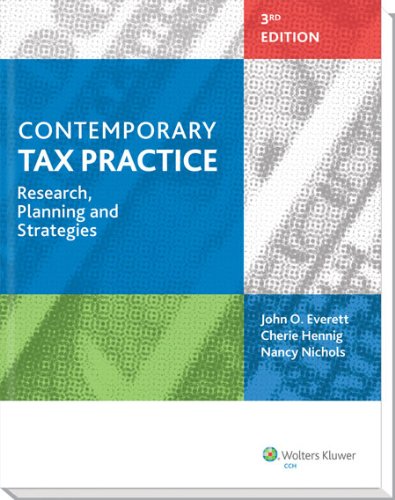 Contemporary Tax Practice: Research, Planning and Strategies