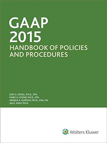 GAAP Handbook of Policies and Procedures (w/CDROM) (2015)
