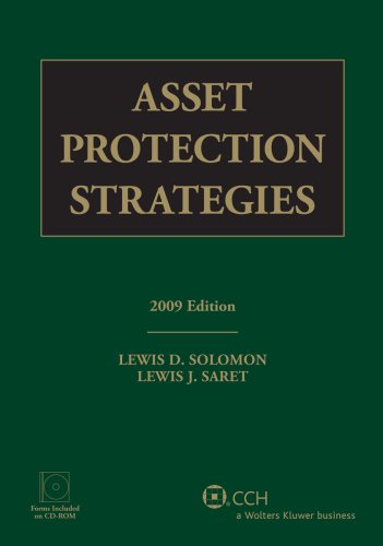 Asset Protection Strategies, 2009 Edition (with CD)