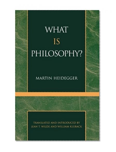Book Cover What is Philosophy?