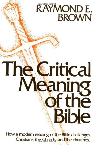 The Critical Meaning of the Bible