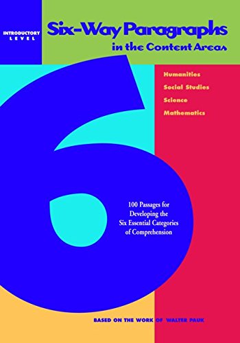 6 Way Paragraphs in Content Introductory Level 1