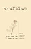 Acanthaceae to Myricaceae: Water Willows to Wax Myrtles (Aquatic and Standing Water Plants of the Central Midwest)