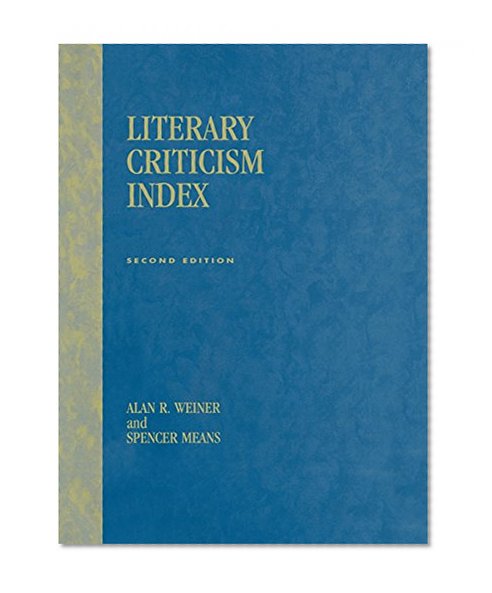 Literary Criticism Index