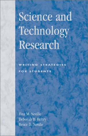 Science and Technology Research: Writing Strategies for Students