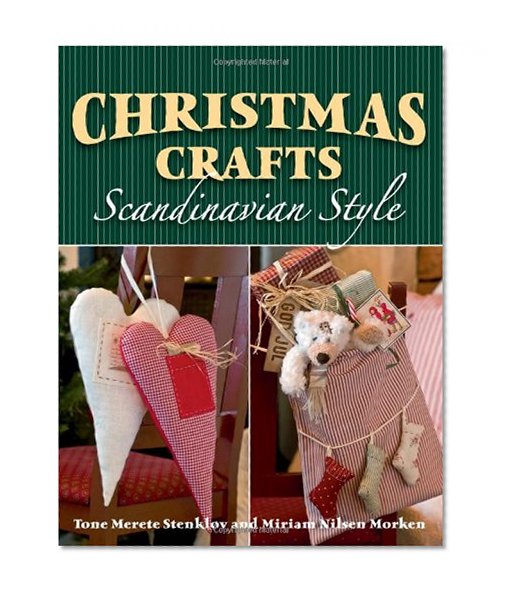 Book Cover Christmas Crafts Scandinavian Style