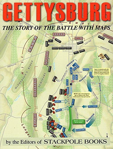 Book Cover Gettysburg: The Story of the Battle with Maps