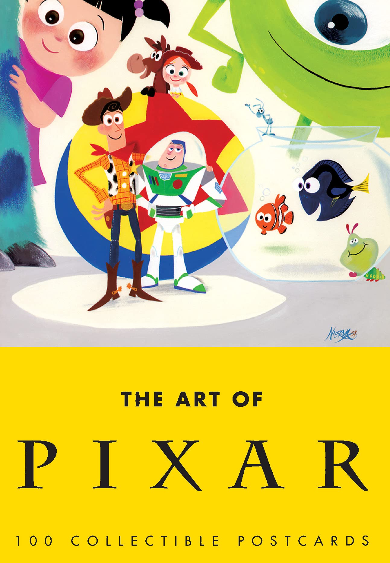 Book Cover The Art of Pixar: 100 Collectible Postcards