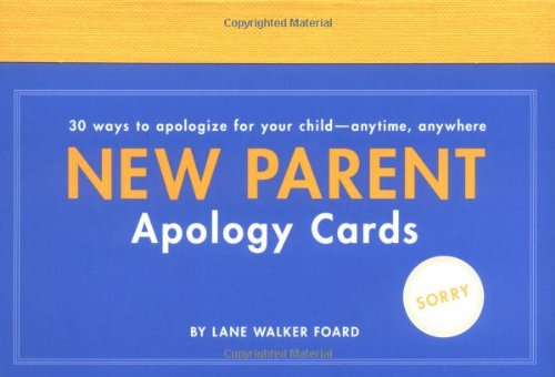 New Parent Apology Cards: 30 Cards