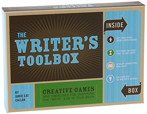 Book Cover The Writer's Toolbox: Creative Games and Exercises for Inspiring the 'Write' Side of Your Brain (Writing Prompts, Writer Gifts, Writing Kit Gifts)