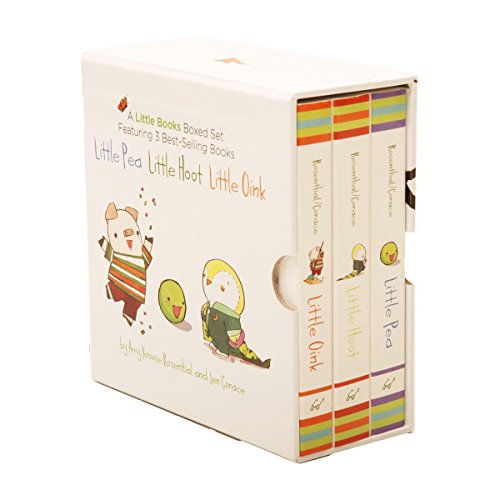Book Cover A Little Books Boxed Set Featuring Little Pea  Little Hoot  Little Oink: (Baby Board Books, Nursery Rhymes, Children's Book Sets, Nursery Books)