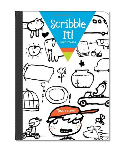 Book Cover Scribble It!: 30 Postcards