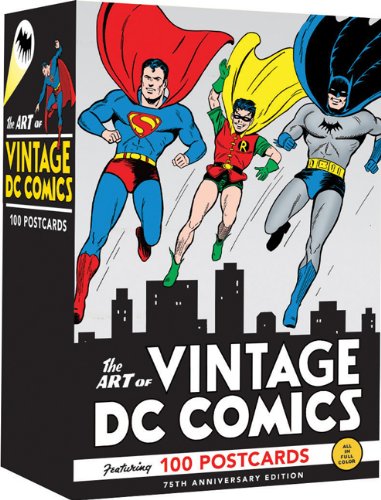 Book Cover The Art of Vintage DC Comics: 100 Postcards