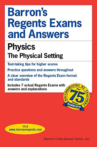 Book Cover Regents Exams and Answers: Physics (Barron's Regents Exams and Answers)