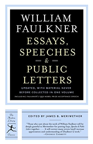 Book Cover Essays, Speeches & Public Letters