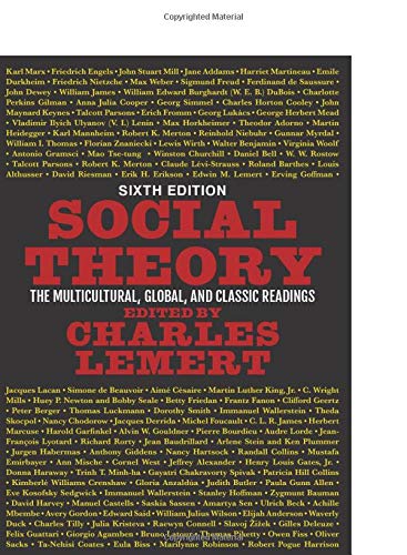 Book Cover Social Theory: The Multicultural, Global, and Classic Readings
