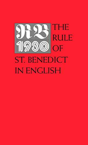 Book Cover RB 1980: The Rule of St. Benedict in English