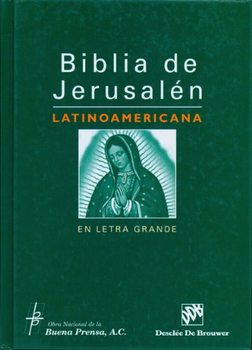 Book Cover Biblia De Jerusalen Latinoamericana En Letra Grande (Spanish Edition)