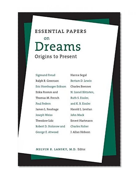 Book Cover Essential Papers on Dreams (Essential Papers on Psychoanalysis)