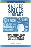 Research and Information Management (Career Skills Library)