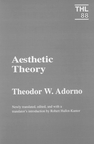 Book Cover Aesthetic Theory (Theory and History of Literature)