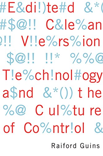 Edited Clean Version: Technology and the Culture of Control