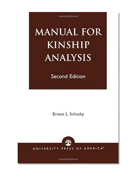 Manual for Kinship Analysis