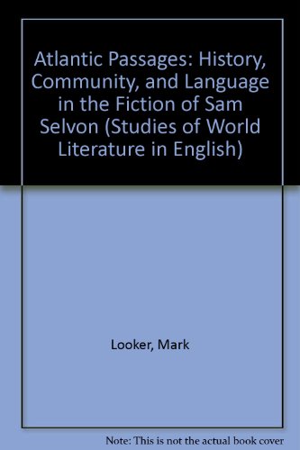 Atlantic Passages (Studies of World Literature in English)