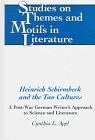Heinrich Schirmbeck and the Two Cultures: A Post-War German Writer's Approach to Science and Literature (Studies on Themes and Motifs in Literature)
