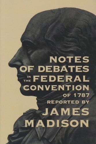 Book Cover Notes of Debates in the Federal Convention of 1787