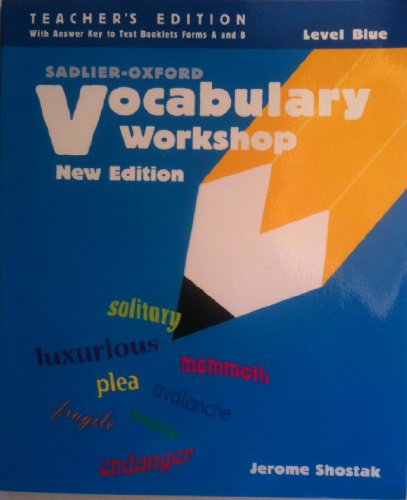 Book Cover Vocabulary Workshop 2005 : Level Blue