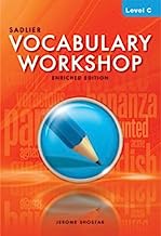 Book Cover Vocabulary Workshop Enriched Edition Level C