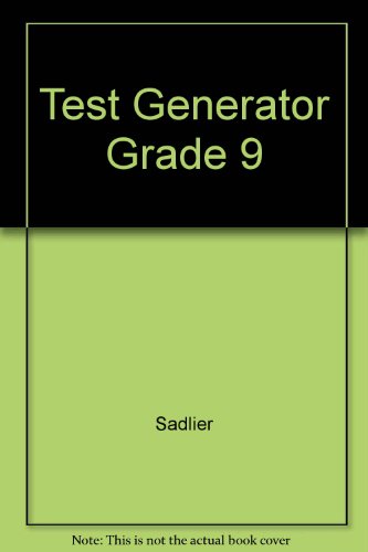 Sadlier-Oxford Vocabulary Workshop, Level D, Test Generator