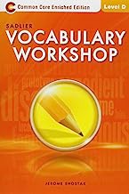 Book Cover Vocabulary Workshop: Enriched Edition: Student Edition: Level D (Grade 9)