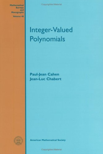 Integer-Valued Polynomials (Mathematical Surveys and Monographs)