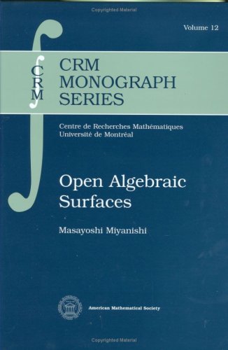 Open Algebraic Surfaces (Crm Monograph Series)