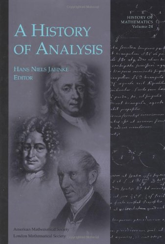 A History of Analysis (History of Mathematics, V. 24)