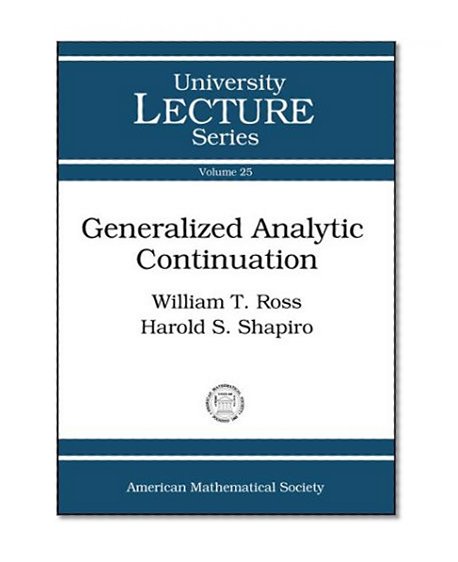 Generalized Analytic Continuation