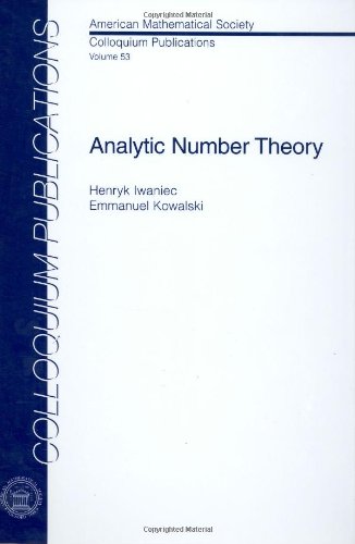 Analytic Number Theory (Colloquium Publications, Vol. 53) (Colloquium Publications (Amer Mathematical Soc))