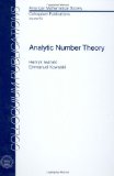 Analytic Number Theory (Colloquium Publications, Vol. 53) (Colloquium Publications (Amer Mathematical Soc))