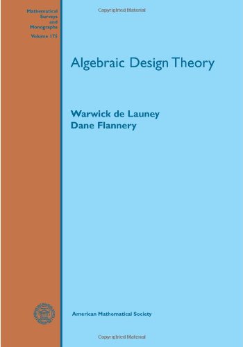 Algebraic Design Theory (Mathematical Surveys and Monographs)